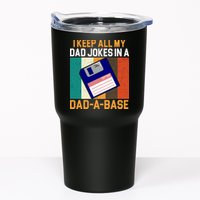 I Keep All My Dad Jokes In A Dad A Base Vintage Funny Tumbler