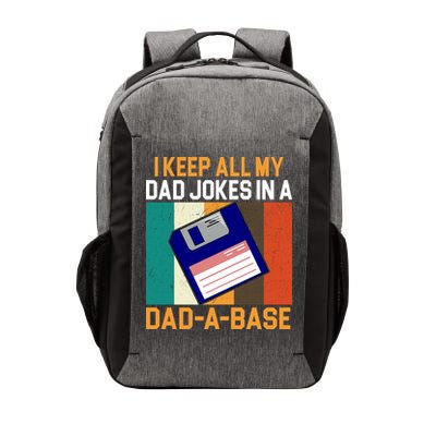 I Keep All My Dad Jokes In A Dad A Base Vintage Funny Vector Backpack