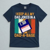 I Keep All My Dad Jokes In A Dad A Base Vintage Funny T-Shirt
