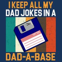 I Keep All My Dad Jokes In A Dad A Base Vintage Funny Youth Performance Sprint T-Shirt