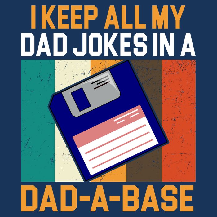 I Keep All My Dad Jokes In A Dad A Base Vintage Funny Youth Performance Sprint T-Shirt