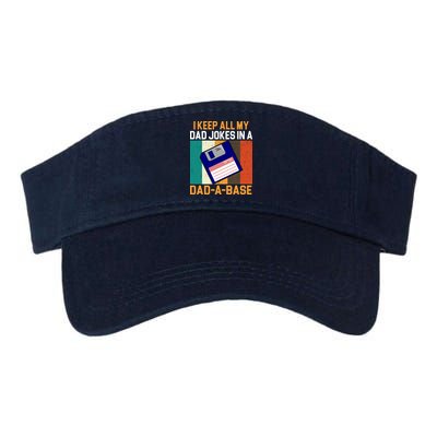 I Keep All My Dad Jokes In A Dad A Base Vintage Funny Visor