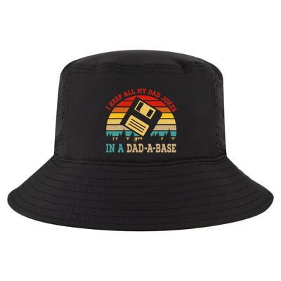 I Keep All My Dad Jokes In A Dad A Base Fathers Day Gift Cool Comfort Performance Bucket Hat