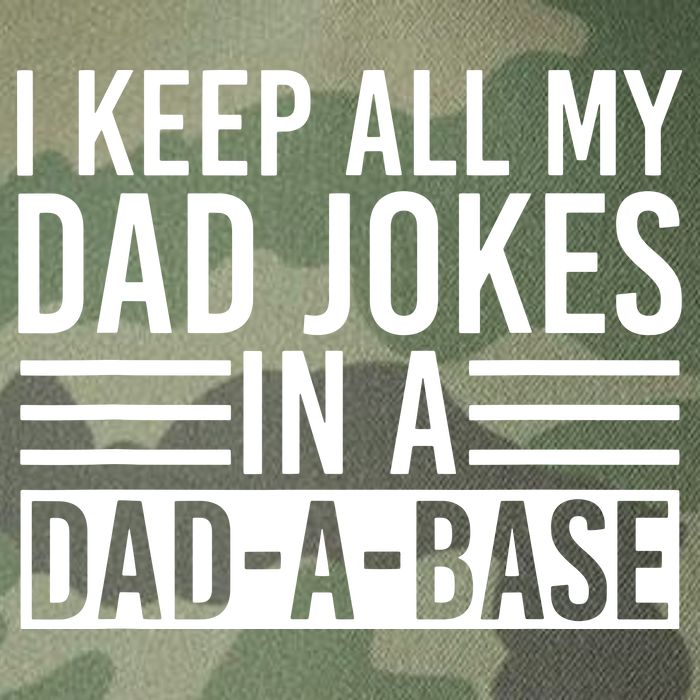 I Keep All My Dad Jokes In A Dad A Base Dad Jokes Legacy Tie Dye Trucker Hat