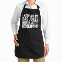 I Keep All My Dad Jokes In A Dad A Base Dad Jokes Apron