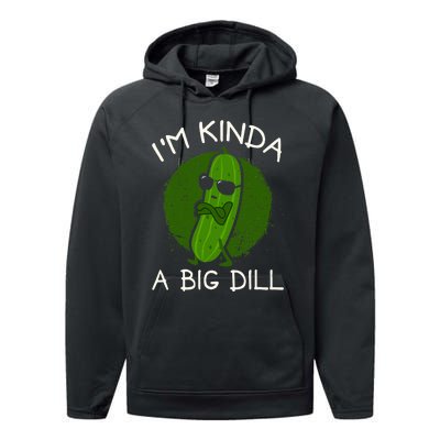 IM Kinda A Big Dill Performance Fleece Hoodie