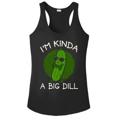 IM Kinda A Big Dill Ladies PosiCharge Competitor Racerback Tank