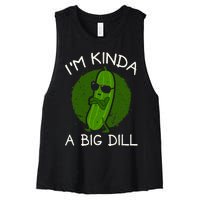 IM Kinda A Big Dill Women's Racerback Cropped Tank