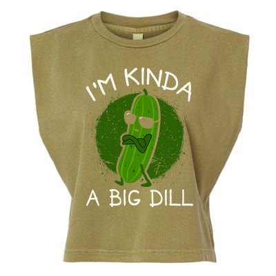 IM Kinda A Big Dill Garment-Dyed Women's Muscle Tee