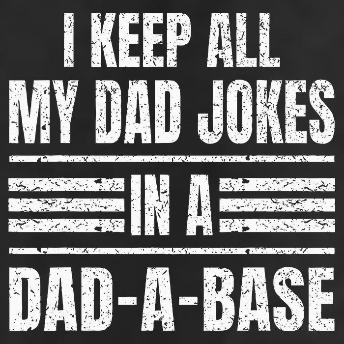 I Keep All My Dad Jokes In A DadABase Vintage Father's Day Golf Towel