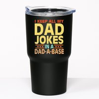 I Keep All My Dad Jokes In A Dad A Base Dad Jokes Vintage Tumbler