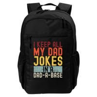 I Keep All My Dad Jokes In A Dad A Base Funny Programming Backpack