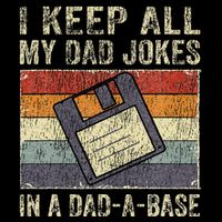 I Keep All My Dad Jokes In A DadABase Vintage Father Dad Visor