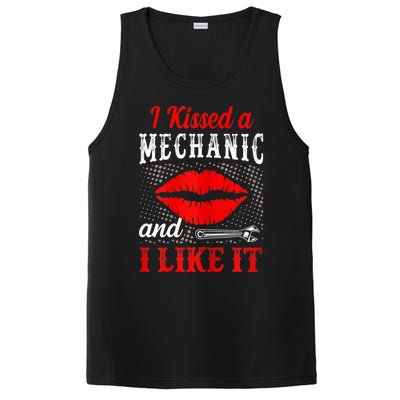 I Kissed A Mechanic And I Like It Funny Mechanic Lovers PosiCharge Competitor Tank