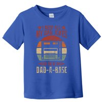 I Keep All My Dad Jokes In A Dadfunny Giftafunny Giftbase Vintage Dad Father Fun Toddler T-Shirt