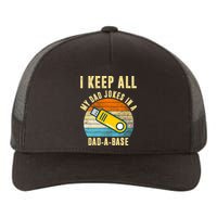 I Keep All My Dad Jokes In A Dad A Base Retro Sunset Yupoong Adult 5-Panel Trucker Hat