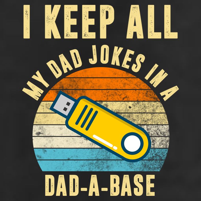 I Keep All My Dad Jokes In A Dad A Base Retro Sunset Adult Drive Performance Visor
