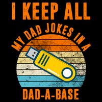 I Keep All My Dad Jokes In A Dad A Base Retro Sunset Mug