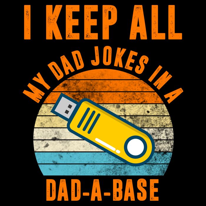 I Keep All My Dad Jokes In A Dad A Base Retro Sunset Mug