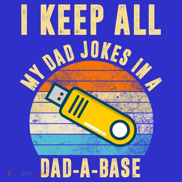 I Keep All My Dad Jokes In A Dad A Base Retro Sunset Tie Dye Hoodie