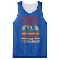 I Keep All My Dad Jokes In A Dadgiftagiftbase Vintage Dad Father Gift Mesh Reversible Basketball Jersey Tank