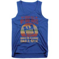 I Keep All My Dad Jokes In A Dadgiftagiftbase Vintage Dad Father Gift Tank Top