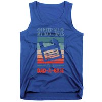 I Keep All My Dad Jokes In A Dadfunny Giftafunny Giftbase Vintage Dad Father Fun Tank Top