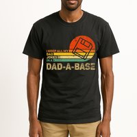 I Keep All Dad Jokes In A Dadabase Vintage Father Day Tall T-Shirt