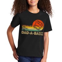 I Keep All Dad Jokes In A Dadabase Vintage Father Day Kids T-Shirt