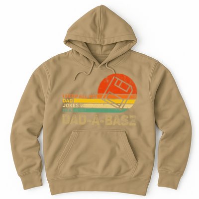 I Keep All Dad Jokes In A Dadabase Vintage Father Day Hoodie