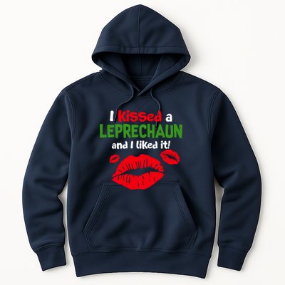 I Kissed A Leprechaun St Patricks Outfit Hoodie