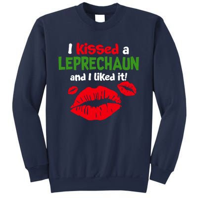 I Kissed A Leprechaun St Patricks Outfit Sweatshirt