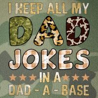 I Keep All My Dad Jokes In A Dad A Base Father's Day Legacy Tie Dye Trucker Hat