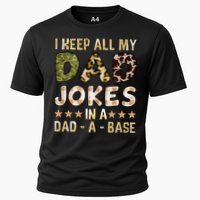 I Keep All My Dad Jokes In A Dad A Base Father's Day Performance Shirt