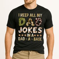 I Keep All My Dad Jokes In A Dad A Base Father's Day Performance Shirt