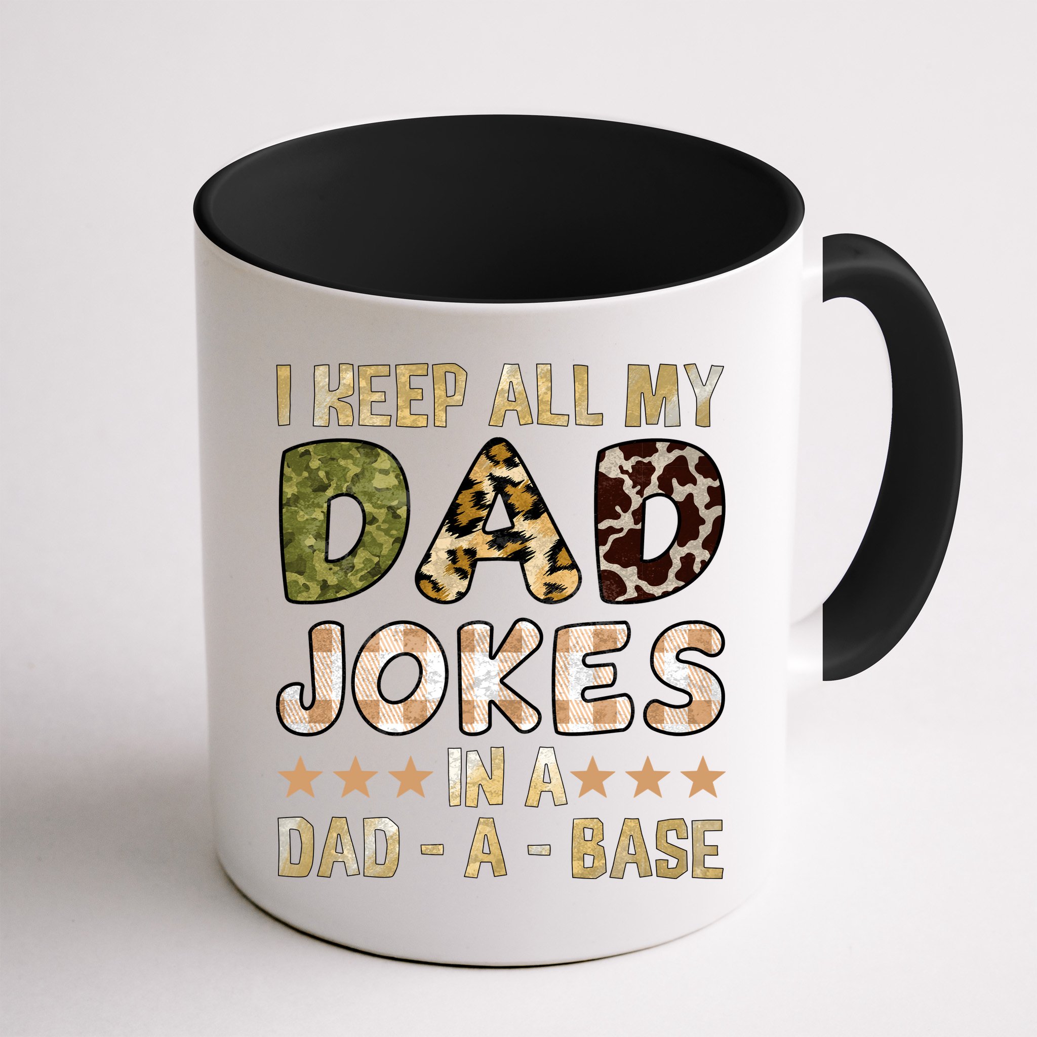 I Keep All My Dad Jokes In A Dad A Base Father's Day Mug