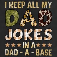 I Keep All My Dad Jokes In A Dad A Base Father's Day Beanie