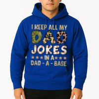 I Keep All My Dad Jokes In A Dad A Base Father's Day Hoodie