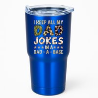 I Keep All My Dad Jokes In A Dad A Base Father's Day Tumbler