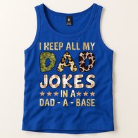 I Keep All My Dad Jokes In A Dad A Base Father's Day Tank Top