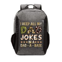 I Keep All My Dad Jokes In A Dad A Base Father's Day Vector Backpack