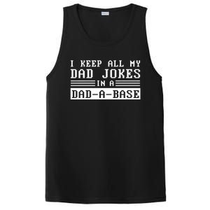 I Keep All My Dad Jokes In A Dad A Base Fathers Day Gift Great Gift PosiCharge Competitor Tank