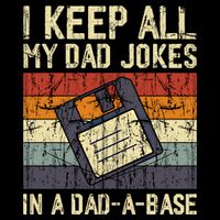 I Keep All My Dad Jokes In A Dad A Base Funny Dad Joke Gift Youth Performance Sprint T-Shirt