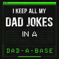I Keep All My Dad Jokes In A Dad A Base Funny Father Saying Ladies PosiCharge Tri-Blend Wicking Tank
