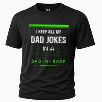 I Keep All My Dad Jokes In A Dad A Base Funny Father Saying Performance Shirt