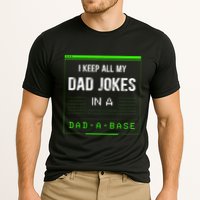 I Keep All My Dad Jokes In A Dad A Base Funny Father Saying Performance Shirt