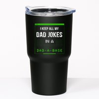 I Keep All My Dad Jokes In A Dad A Base Funny Father Saying Tumbler