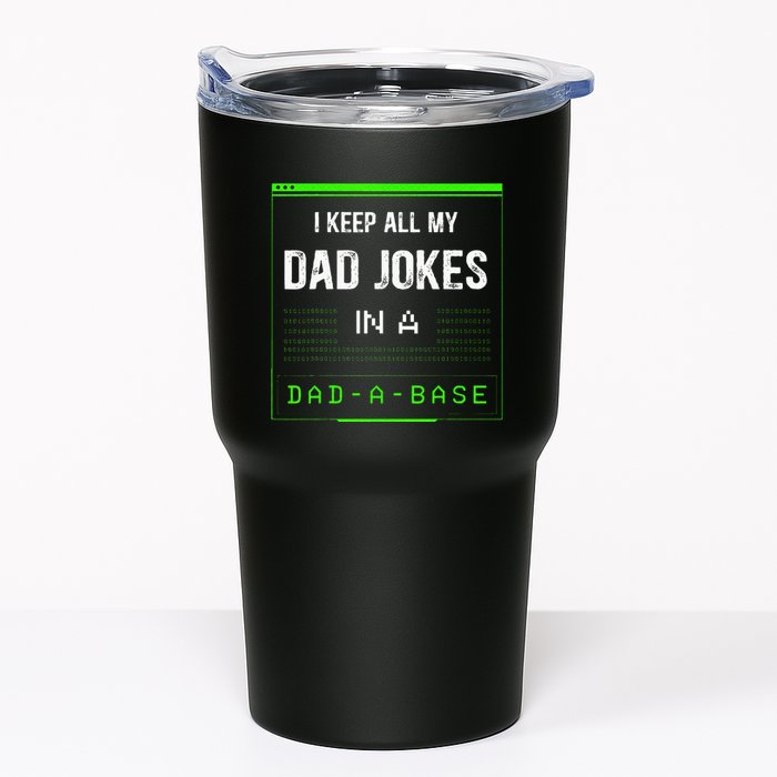 I Keep All My Dad Jokes In A Dad A Base Funny Father Saying Tumbler