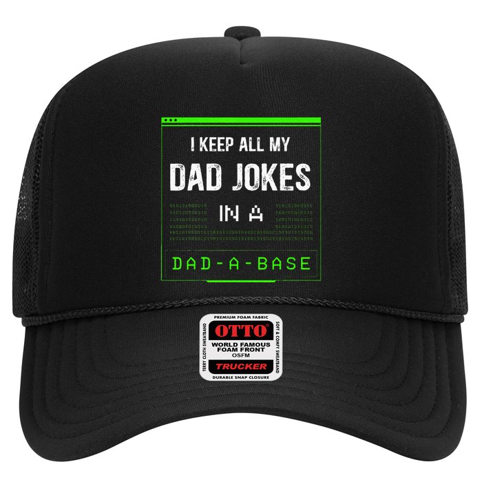 I Keep All My Dad Jokes In A Dad A Base Funny Father Saying Hat