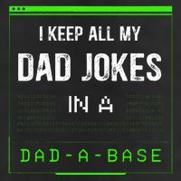 I Keep All My Dad Jokes In A Dad A Base Funny Father Saying Microfiber Hand Towel